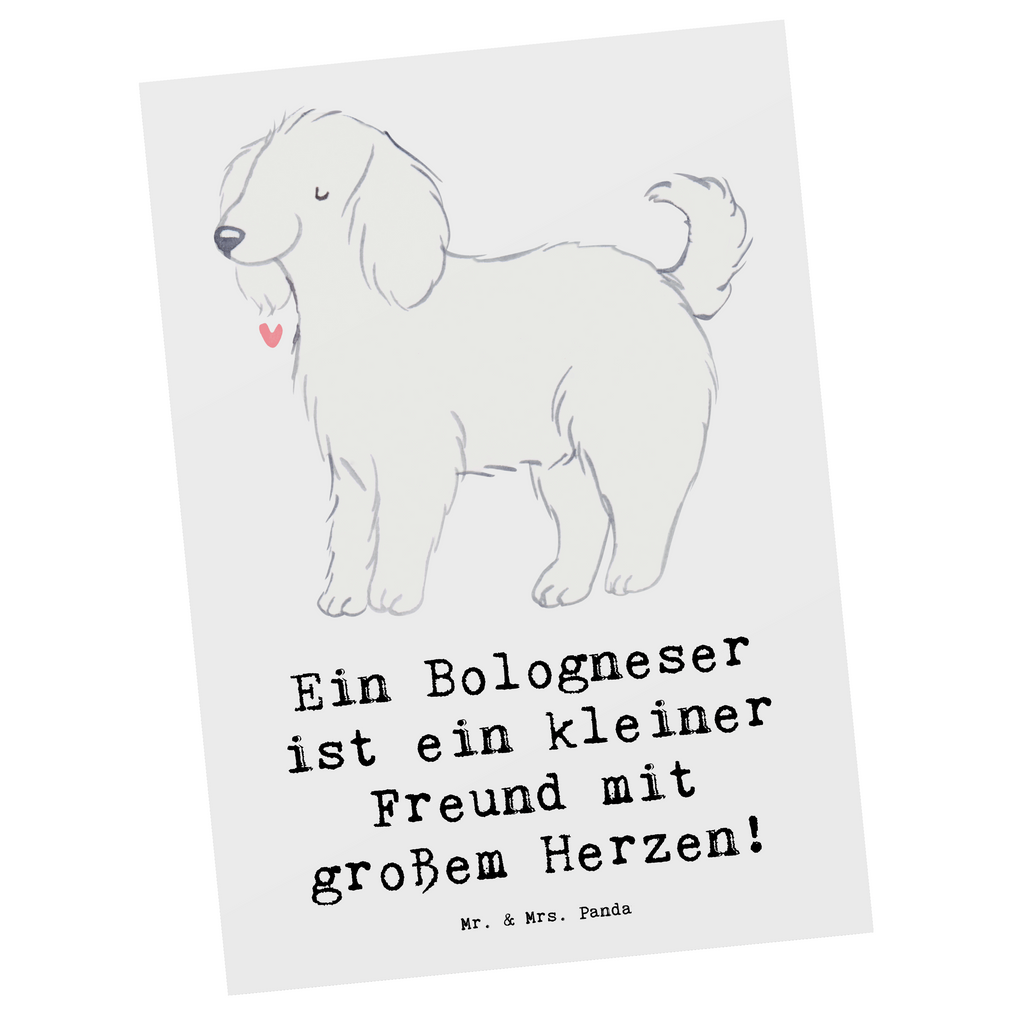 Postkarte Bologneser Herzfreund Postkarte, Karte, Geschenkkarte, Grußkarte, Einladung, Ansichtskarte, Geburtstagskarte, Einladungskarte, Dankeskarte, Ansichtskarten, Einladung Geburtstag, Einladungskarten Geburtstag, Hund, Hunderasse, Rassehund, Hundebesitzer, Geschenk, Tierfreund, Schenken, Welpe