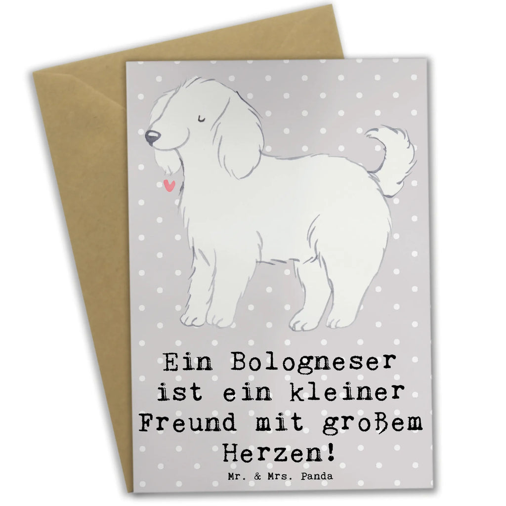 Grußkarte Bologneser Herzfreund Grußkarte, Klappkarte, Einladungskarte, Glückwunschkarte, Hochzeitskarte, Geburtstagskarte, Karte, Ansichtskarten, Hund, Hunderasse, Rassehund, Hundebesitzer, Geschenk, Tierfreund, Schenken, Welpe