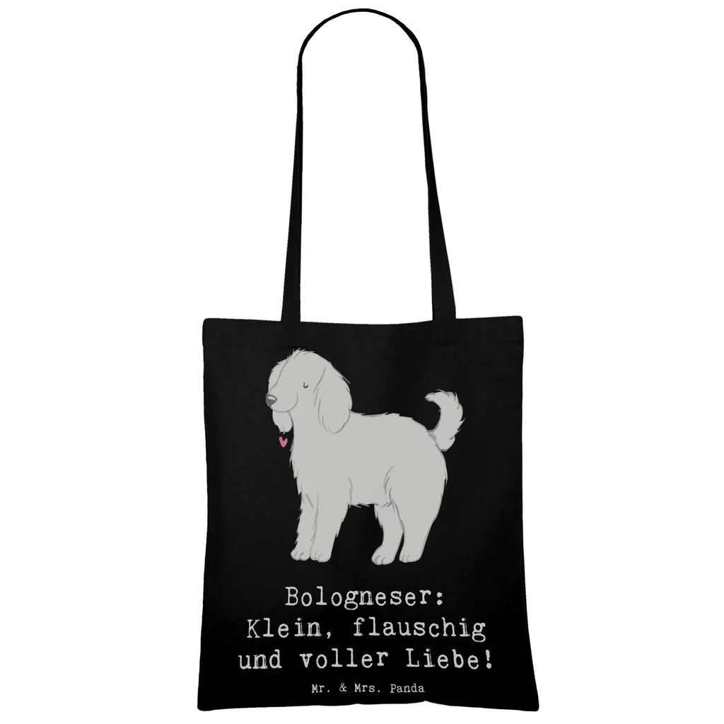 Tragetasche Bologneser Liebe Beuteltasche, Beutel, Einkaufstasche, Jutebeutel, Stoffbeutel, Tasche, Shopper, Umhängetasche, Strandtasche, Schultertasche, Stofftasche, Tragetasche, Badetasche, Jutetasche, Einkaufstüte, Laptoptasche, Hund, Hunderasse, Rassehund, Hundebesitzer, Geschenk, Tierfreund, Schenken, Welpe