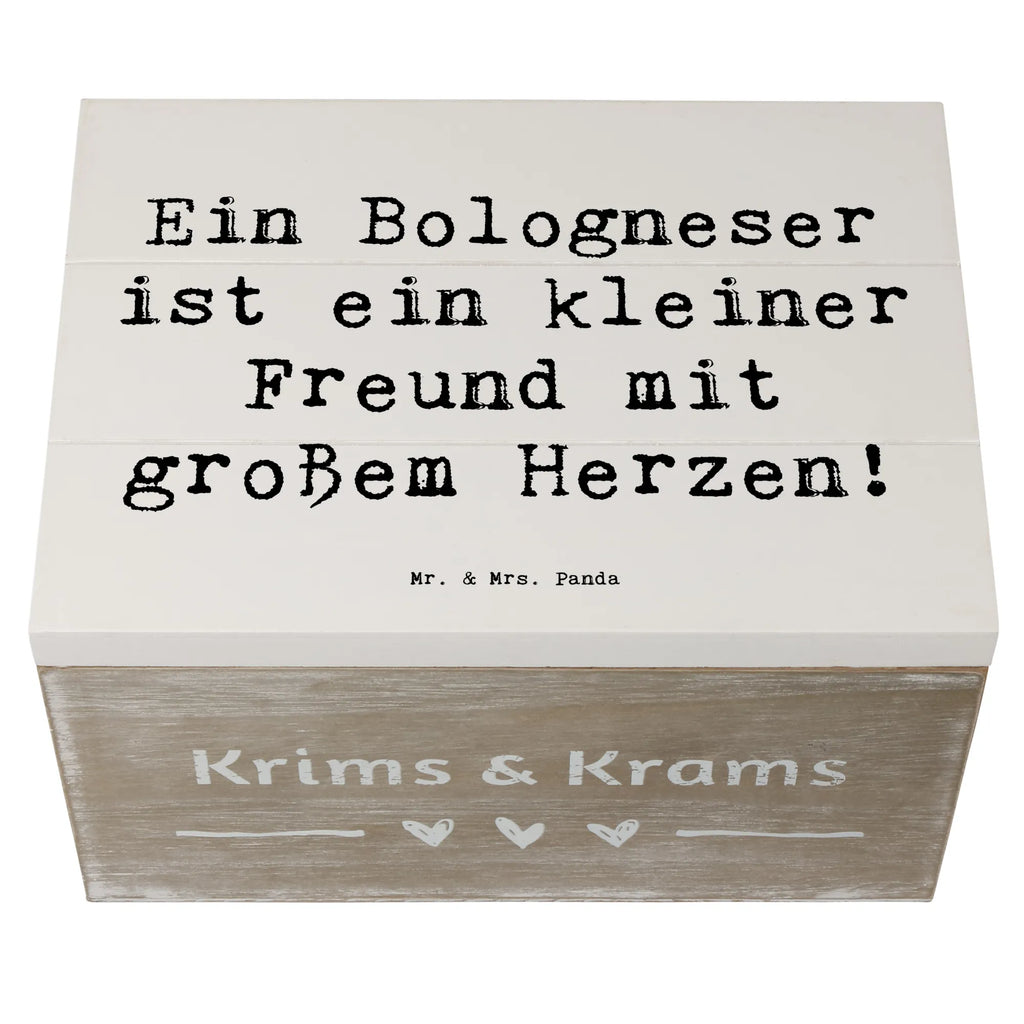 Holzkiste Spruch Bologneser Herzfreund Holzkiste, Kiste, Schatzkiste, Truhe, Schatulle, XXL, Erinnerungsbox, Erinnerungskiste, Dekokiste, Aufbewahrungsbox, Geschenkbox, Geschenkdose, Hund, Hunderasse, Rassehund, Hundebesitzer, Geschenk, Tierfreund, Schenken, Welpe