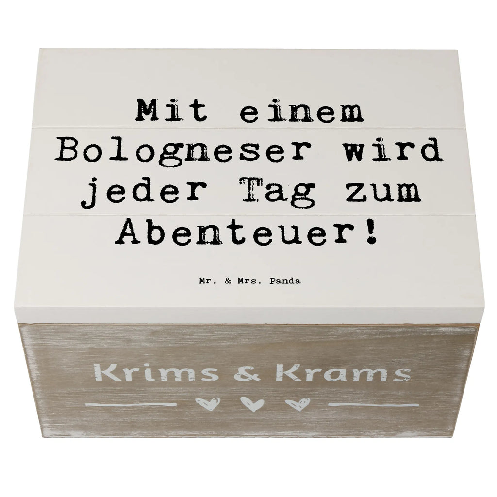 Holzkiste Spruch Bologneser Abenteuer Holzkiste, Kiste, Schatzkiste, Truhe, Schatulle, XXL, Erinnerungsbox, Erinnerungskiste, Dekokiste, Aufbewahrungsbox, Geschenkbox, Geschenkdose, Hund, Hunderasse, Rassehund, Hundebesitzer, Geschenk, Tierfreund, Schenken, Welpe