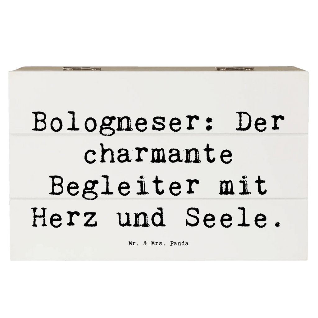 Holzkiste Spruch Bologneser Begleiter Holzkiste, Kiste, Schatzkiste, Truhe, Schatulle, XXL, Erinnerungsbox, Erinnerungskiste, Dekokiste, Aufbewahrungsbox, Geschenkbox, Geschenkdose, Hund, Hunderasse, Rassehund, Hundebesitzer, Geschenk, Tierfreund, Schenken, Welpe