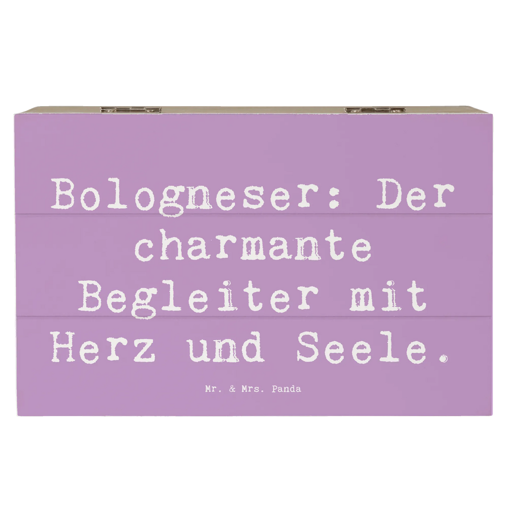 Holzkiste Spruch Bologneser Begleiter Holzkiste, Kiste, Schatzkiste, Truhe, Schatulle, XXL, Erinnerungsbox, Erinnerungskiste, Dekokiste, Aufbewahrungsbox, Geschenkbox, Geschenkdose, Hund, Hunderasse, Rassehund, Hundebesitzer, Geschenk, Tierfreund, Schenken, Welpe