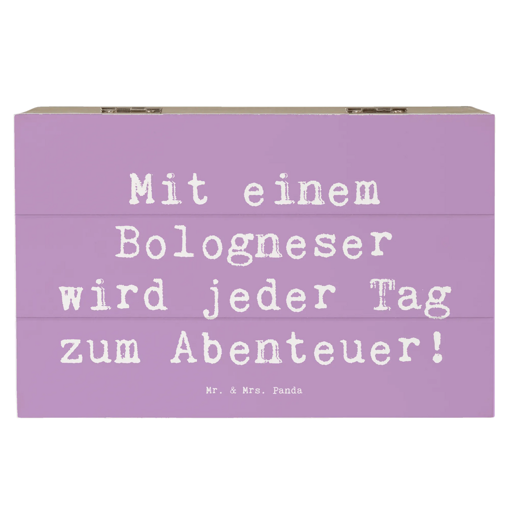 Holzkiste Spruch Bologneser Abenteuer Holzkiste, Kiste, Schatzkiste, Truhe, Schatulle, XXL, Erinnerungsbox, Erinnerungskiste, Dekokiste, Aufbewahrungsbox, Geschenkbox, Geschenkdose, Hund, Hunderasse, Rassehund, Hundebesitzer, Geschenk, Tierfreund, Schenken, Welpe