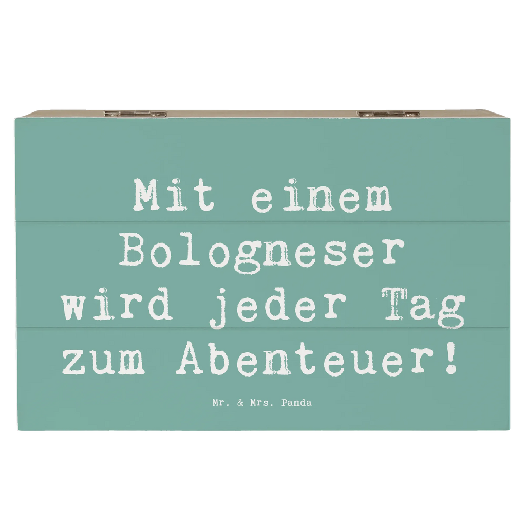 Holzkiste Spruch Bologneser Abenteuer Holzkiste, Kiste, Schatzkiste, Truhe, Schatulle, XXL, Erinnerungsbox, Erinnerungskiste, Dekokiste, Aufbewahrungsbox, Geschenkbox, Geschenkdose, Hund, Hunderasse, Rassehund, Hundebesitzer, Geschenk, Tierfreund, Schenken, Welpe