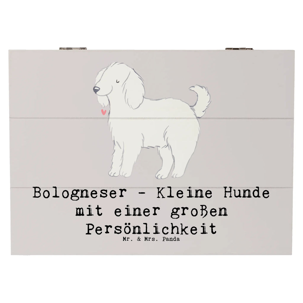 Holzkiste Bologneser Charakterstark Holzkiste, Kiste, Schatzkiste, Truhe, Schatulle, XXL, Erinnerungsbox, Erinnerungskiste, Dekokiste, Aufbewahrungsbox, Geschenkbox, Geschenkdose, Hund, Hunderasse, Rassehund, Hundebesitzer, Geschenk, Tierfreund, Schenken, Welpe