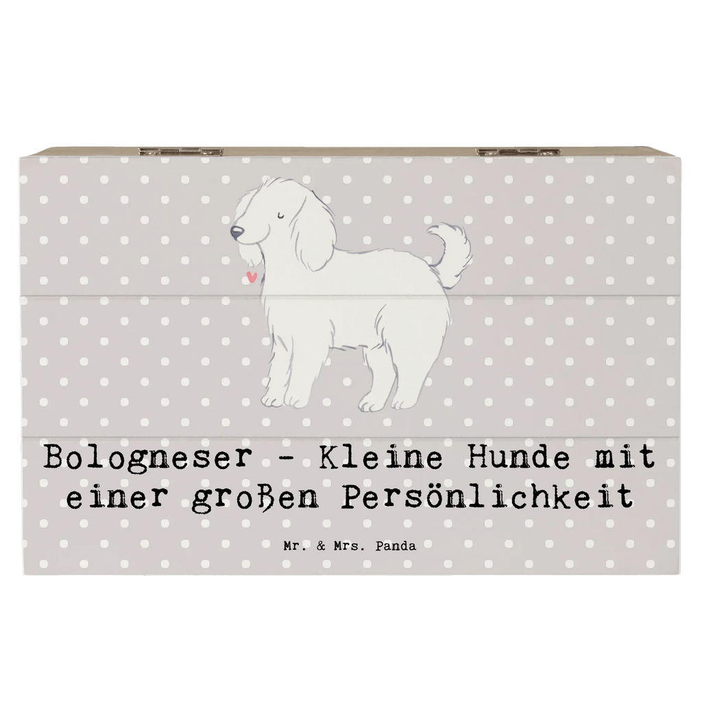 Holzkiste Bologneser Charakterstark Holzkiste, Kiste, Schatzkiste, Truhe, Schatulle, XXL, Erinnerungsbox, Erinnerungskiste, Dekokiste, Aufbewahrungsbox, Geschenkbox, Geschenkdose, Hund, Hunderasse, Rassehund, Hundebesitzer, Geschenk, Tierfreund, Schenken, Welpe