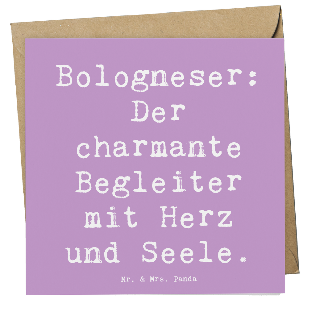 Deluxe Karte Spruch Bologneser Begleiter Karte, Grußkarte, Klappkarte, Einladungskarte, Glückwunschkarte, Hochzeitskarte, Geburtstagskarte, Hochwertige Grußkarte, Hochwertige Klappkarte, Hund, Hunderasse, Rassehund, Hundebesitzer, Geschenk, Tierfreund, Schenken, Welpe