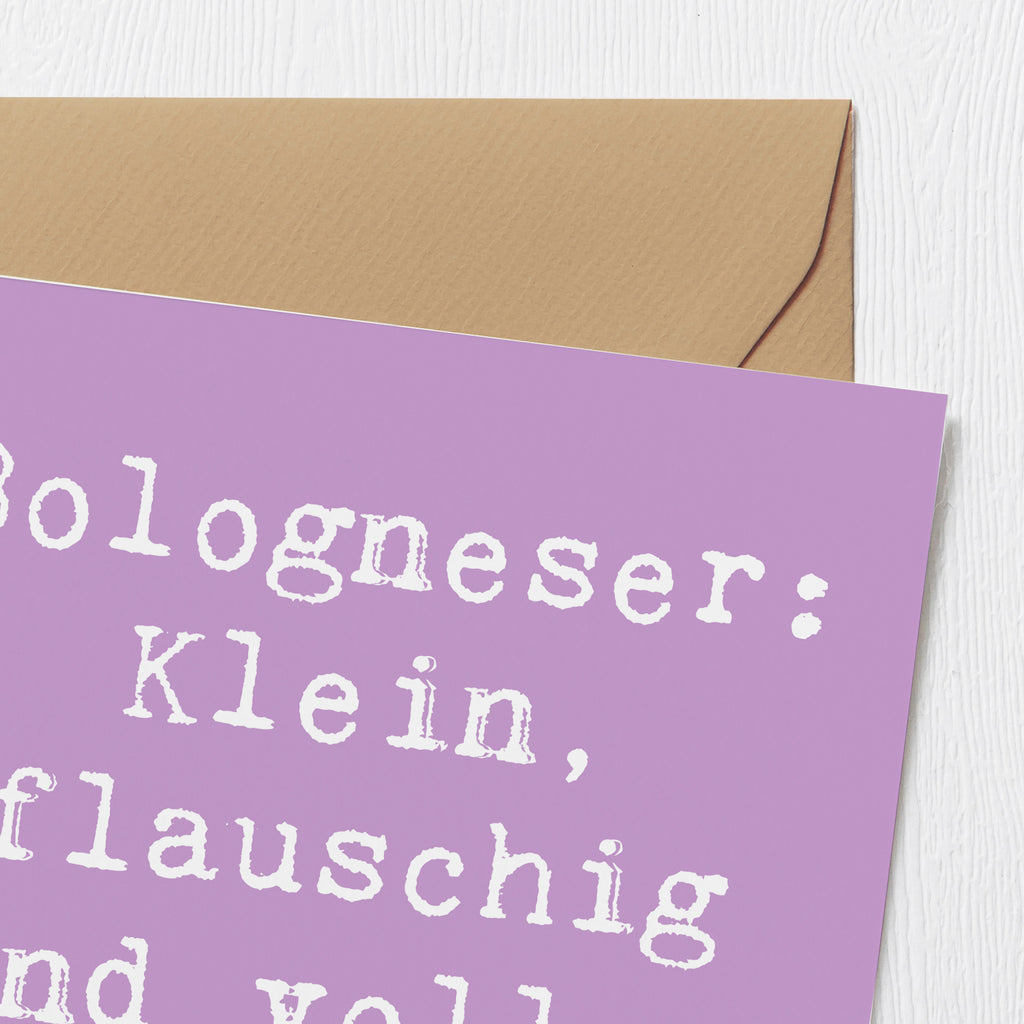 Deluxe Karte Spruch Bologneser Liebe Karte, Grußkarte, Klappkarte, Einladungskarte, Glückwunschkarte, Hochzeitskarte, Geburtstagskarte, Hochwertige Grußkarte, Hochwertige Klappkarte, Hund, Hunderasse, Rassehund, Hundebesitzer, Geschenk, Tierfreund, Schenken, Welpe