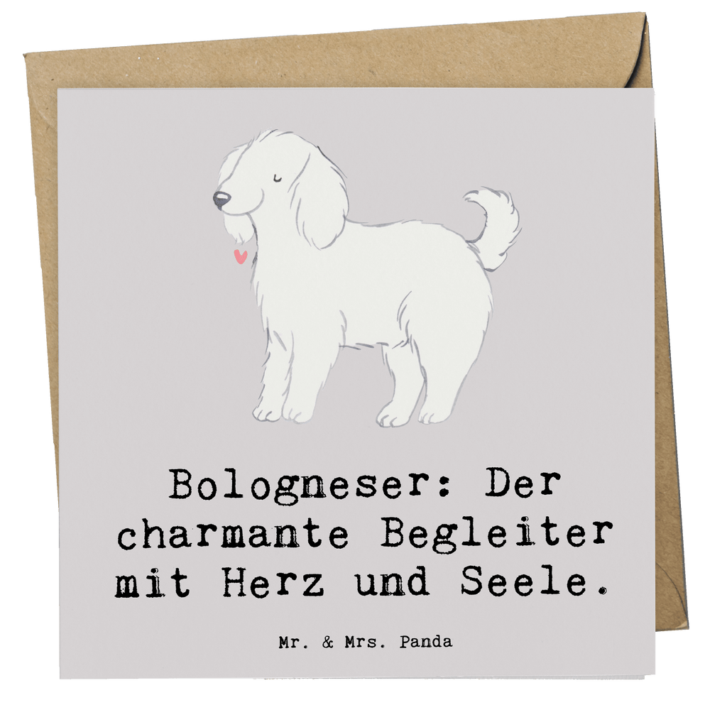 Deluxe Karte Bologneser Begleiter Karte, Grußkarte, Klappkarte, Einladungskarte, Glückwunschkarte, Hochzeitskarte, Geburtstagskarte, Hochwertige Grußkarte, Hochwertige Klappkarte, Hund, Hunderasse, Rassehund, Hundebesitzer, Geschenk, Tierfreund, Schenken, Welpe