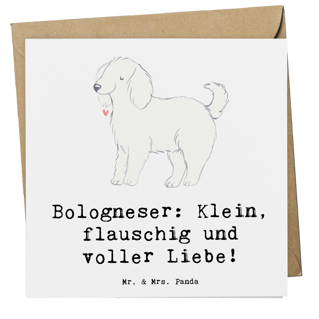 Deluxe Karte Bologneser Liebe Karte, Grußkarte, Klappkarte, Einladungskarte, Glückwunschkarte, Hochzeitskarte, Geburtstagskarte, Hochwertige Grußkarte, Hochwertige Klappkarte, Hund, Hunderasse, Rassehund, Hundebesitzer, Geschenk, Tierfreund, Schenken, Welpe