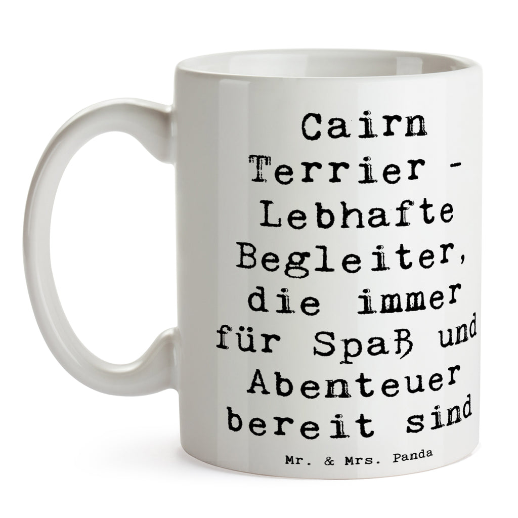 Tasse Spruch Cairn Terrier Begleiter Tasse, Kaffeetasse, Teetasse, Becher, Kaffeebecher, Teebecher, Keramiktasse, Porzellantasse, Büro Tasse, Geschenk Tasse, Tasse Sprüche, Tasse Motive, Kaffeetassen, Tasse bedrucken, Designer Tasse, Cappuccino Tassen, Schöne Teetassen, Hund, Hunderasse, Rassehund, Hundebesitzer, Geschenk, Tierfreund, Schenken, Welpe