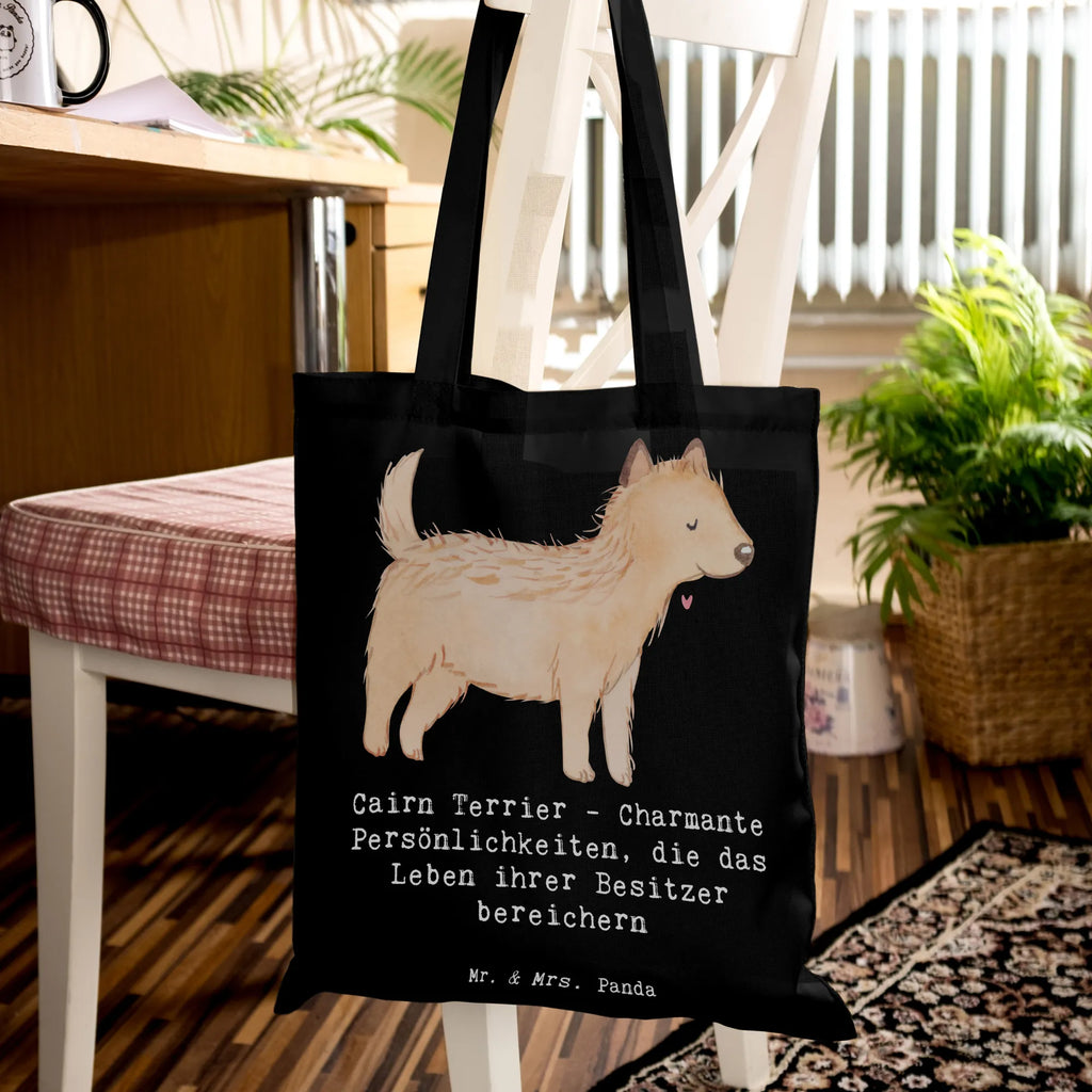 Tragetasche Cairn Terrier Beuteltasche, Beutel, Einkaufstasche, Jutebeutel, Stoffbeutel, Tasche, Shopper, Umhängetasche, Strandtasche, Schultertasche, Stofftasche, Tragetasche, Badetasche, Jutetasche, Einkaufstüte, Laptoptasche, Hund, Hunderasse, Rassehund, Hundebesitzer, Geschenk, Tierfreund, Schenken, Welpe