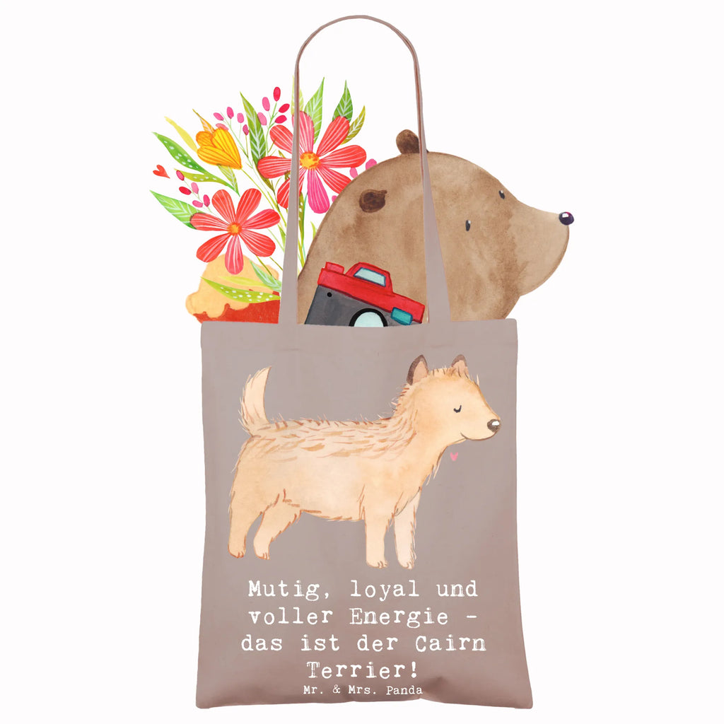 Tragetasche Mutiger Cairn Terrier Beuteltasche, Beutel, Einkaufstasche, Jutebeutel, Stoffbeutel, Tasche, Shopper, Umhängetasche, Strandtasche, Schultertasche, Stofftasche, Tragetasche, Badetasche, Jutetasche, Einkaufstüte, Laptoptasche, Hund, Hunderasse, Rassehund, Hundebesitzer, Geschenk, Tierfreund, Schenken, Welpe