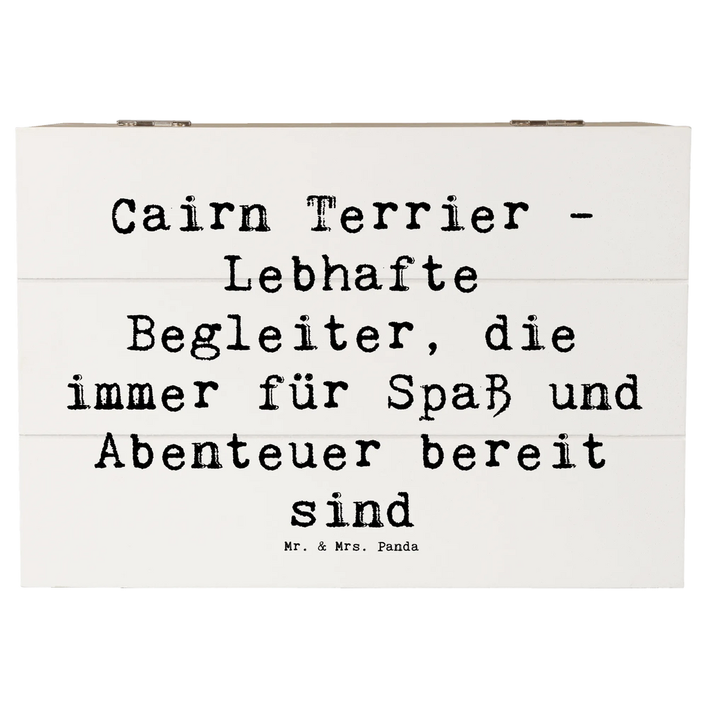 Holzkiste Spruch Cairn Terrier Begleiter Holzkiste, Kiste, Schatzkiste, Truhe, Schatulle, XXL, Erinnerungsbox, Erinnerungskiste, Dekokiste, Aufbewahrungsbox, Geschenkbox, Geschenkdose, Hund, Hunderasse, Rassehund, Hundebesitzer, Geschenk, Tierfreund, Schenken, Welpe