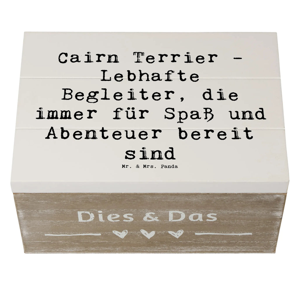 Holzkiste Spruch Cairn Terrier Begleiter Holzkiste, Kiste, Schatzkiste, Truhe, Schatulle, XXL, Erinnerungsbox, Erinnerungskiste, Dekokiste, Aufbewahrungsbox, Geschenkbox, Geschenkdose, Hund, Hunderasse, Rassehund, Hundebesitzer, Geschenk, Tierfreund, Schenken, Welpe