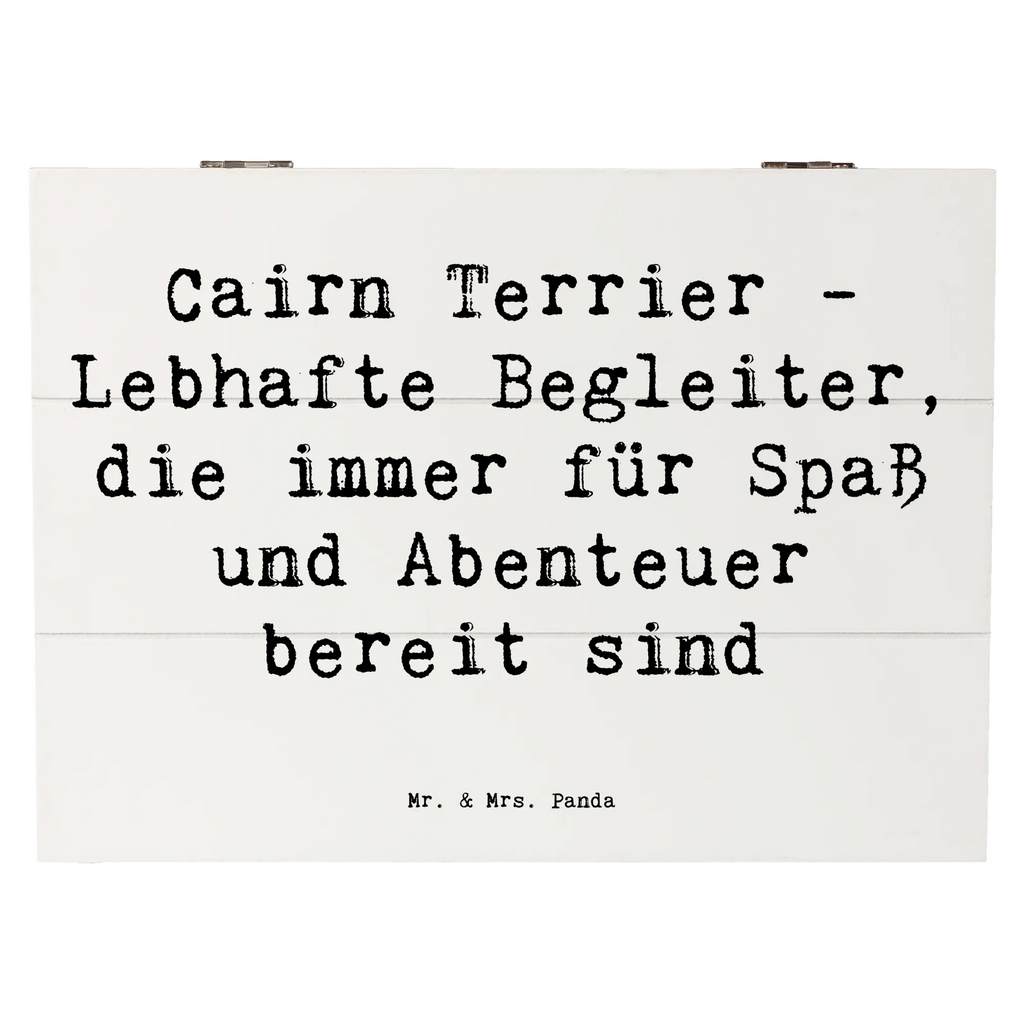 Holzkiste Spruch Cairn Terrier Begleiter Holzkiste, Kiste, Schatzkiste, Truhe, Schatulle, XXL, Erinnerungsbox, Erinnerungskiste, Dekokiste, Aufbewahrungsbox, Geschenkbox, Geschenkdose, Hund, Hunderasse, Rassehund, Hundebesitzer, Geschenk, Tierfreund, Schenken, Welpe