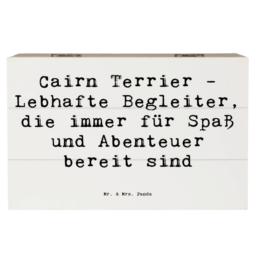 Holzkiste Spruch Cairn Terrier Begleiter Holzkiste, Kiste, Schatzkiste, Truhe, Schatulle, XXL, Erinnerungsbox, Erinnerungskiste, Dekokiste, Aufbewahrungsbox, Geschenkbox, Geschenkdose, Hund, Hunderasse, Rassehund, Hundebesitzer, Geschenk, Tierfreund, Schenken, Welpe