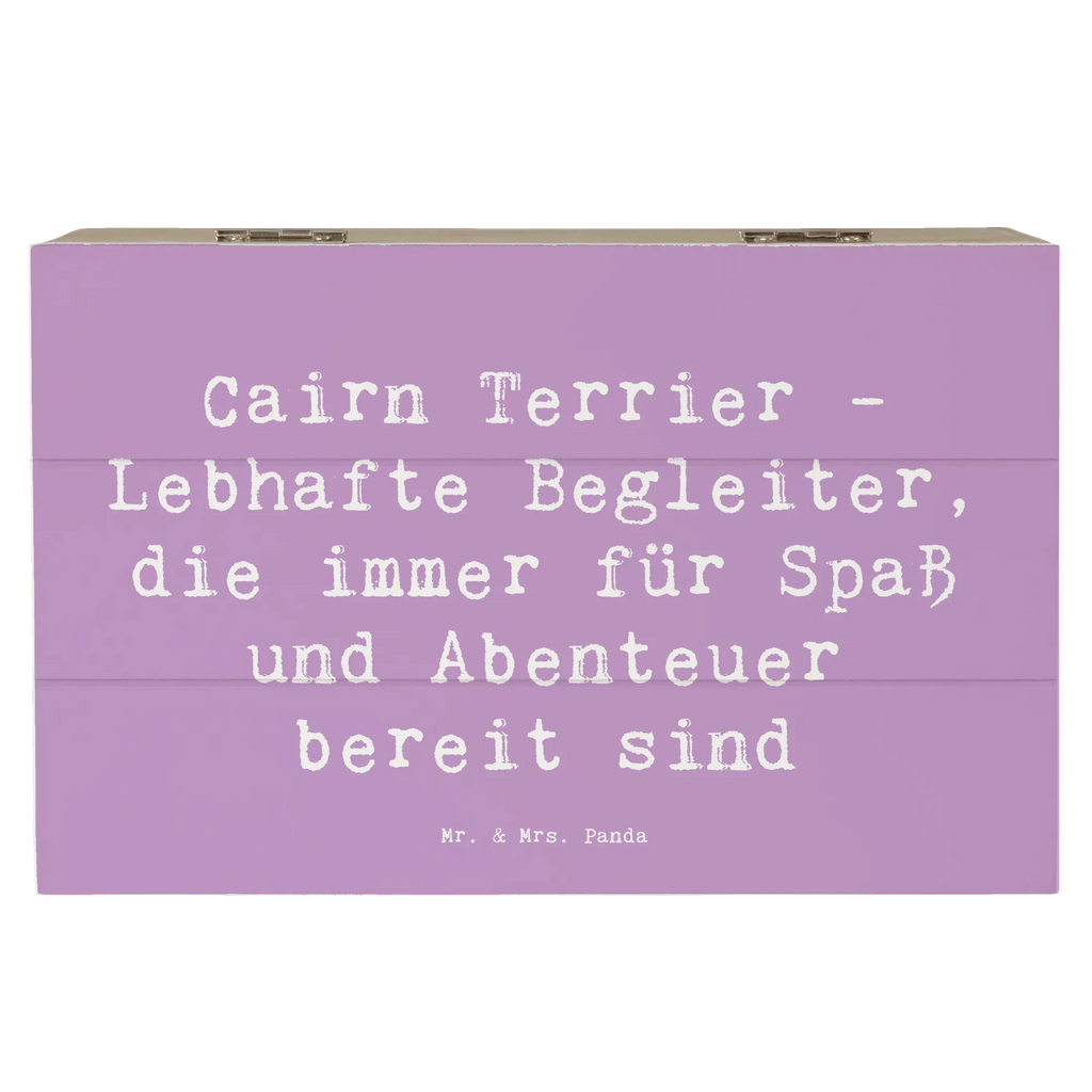 Holzkiste Spruch Cairn Terrier Begleiter Holzkiste, Kiste, Schatzkiste, Truhe, Schatulle, XXL, Erinnerungsbox, Erinnerungskiste, Dekokiste, Aufbewahrungsbox, Geschenkbox, Geschenkdose, Hund, Hunderasse, Rassehund, Hundebesitzer, Geschenk, Tierfreund, Schenken, Welpe