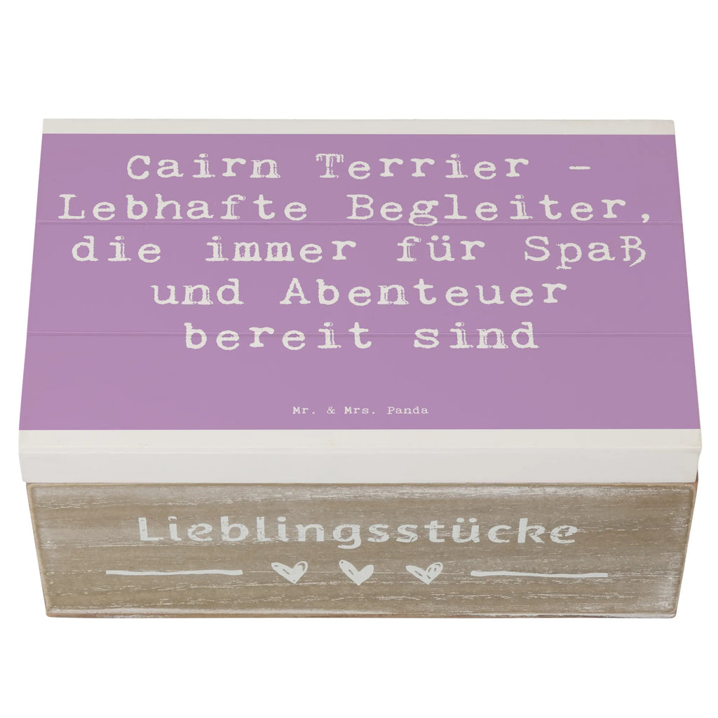 Holzkiste Spruch Cairn Terrier Begleiter Holzkiste, Kiste, Schatzkiste, Truhe, Schatulle, XXL, Erinnerungsbox, Erinnerungskiste, Dekokiste, Aufbewahrungsbox, Geschenkbox, Geschenkdose, Hund, Hunderasse, Rassehund, Hundebesitzer, Geschenk, Tierfreund, Schenken, Welpe