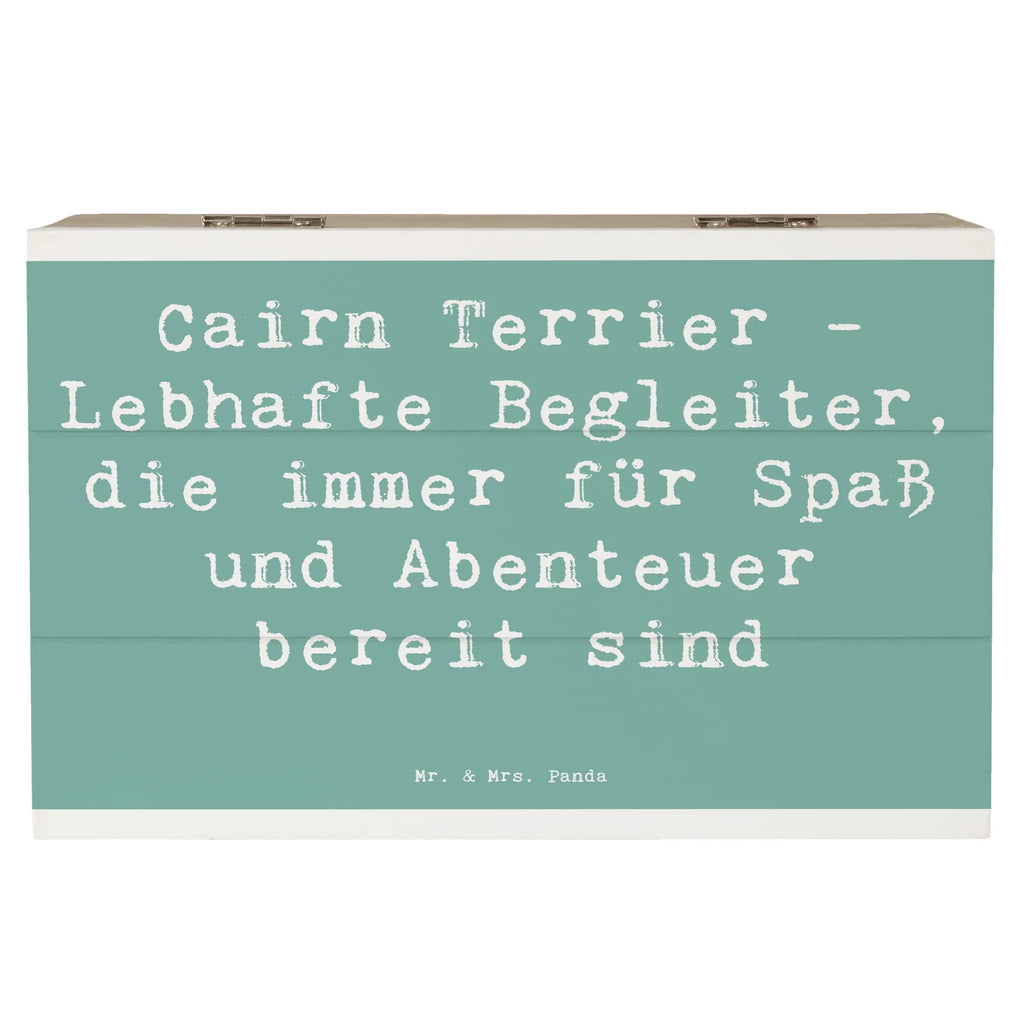 Holzkiste Spruch Cairn Terrier Begleiter Holzkiste, Kiste, Schatzkiste, Truhe, Schatulle, XXL, Erinnerungsbox, Erinnerungskiste, Dekokiste, Aufbewahrungsbox, Geschenkbox, Geschenkdose, Hund, Hunderasse, Rassehund, Hundebesitzer, Geschenk, Tierfreund, Schenken, Welpe