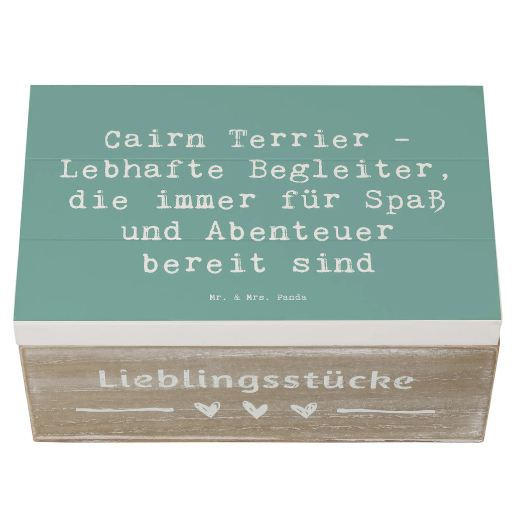 Holzkiste Spruch Cairn Terrier Begleiter Holzkiste, Kiste, Schatzkiste, Truhe, Schatulle, XXL, Erinnerungsbox, Erinnerungskiste, Dekokiste, Aufbewahrungsbox, Geschenkbox, Geschenkdose, Hund, Hunderasse, Rassehund, Hundebesitzer, Geschenk, Tierfreund, Schenken, Welpe