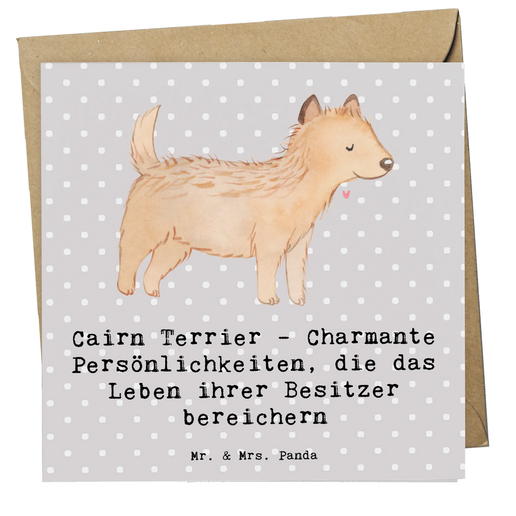 Deluxe Karte Cairn Terrier Karte, Grußkarte, Klappkarte, Einladungskarte, Glückwunschkarte, Hochzeitskarte, Geburtstagskarte, Hochwertige Grußkarte, Hochwertige Klappkarte, Hund, Hunderasse, Rassehund, Hundebesitzer, Geschenk, Tierfreund, Schenken, Welpe