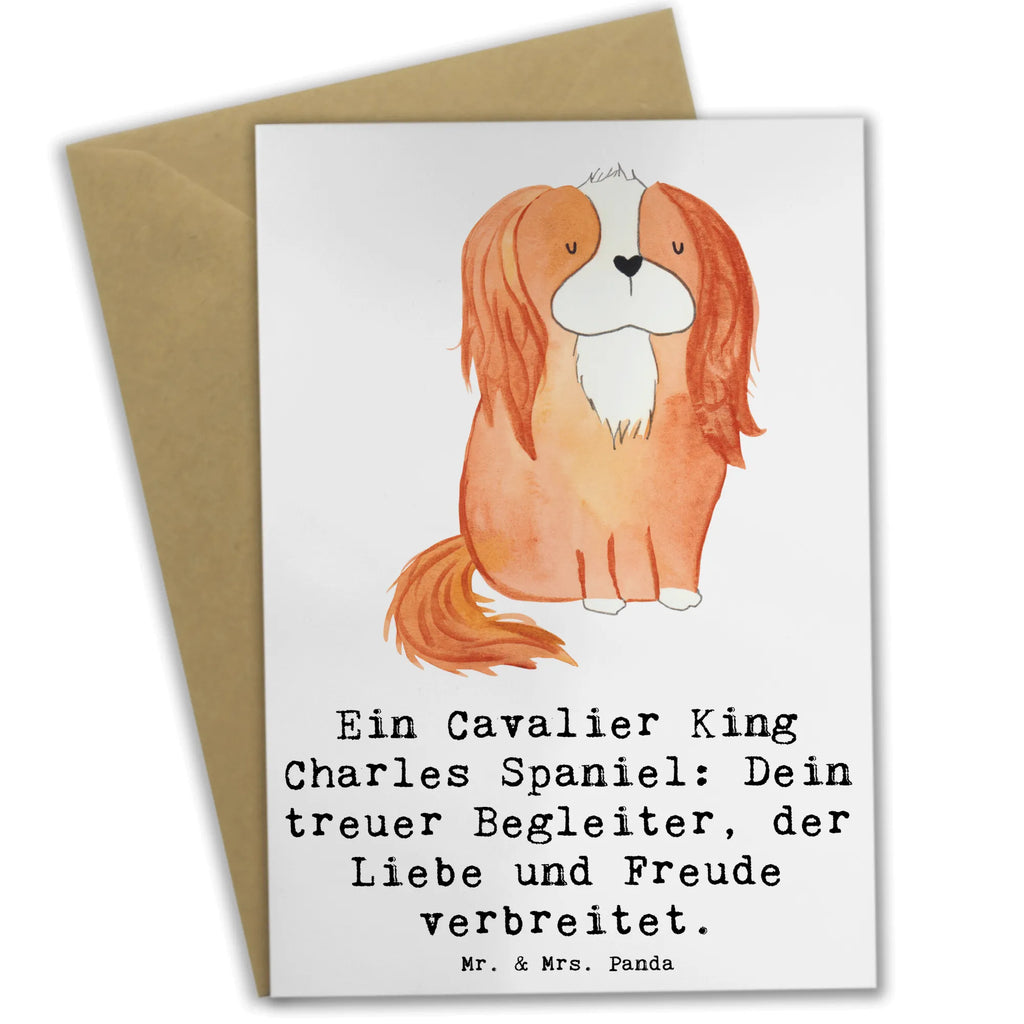 Grußkarte Cavalier King Charles Spaniel Grußkarte, Klappkarte, Einladungskarte, Glückwunschkarte, Hochzeitskarte, Geburtstagskarte, Karte, Ansichtskarten, Hund, Hunderasse, Rassehund, Hundebesitzer, Geschenk, Tierfreund, Schenken, Welpe