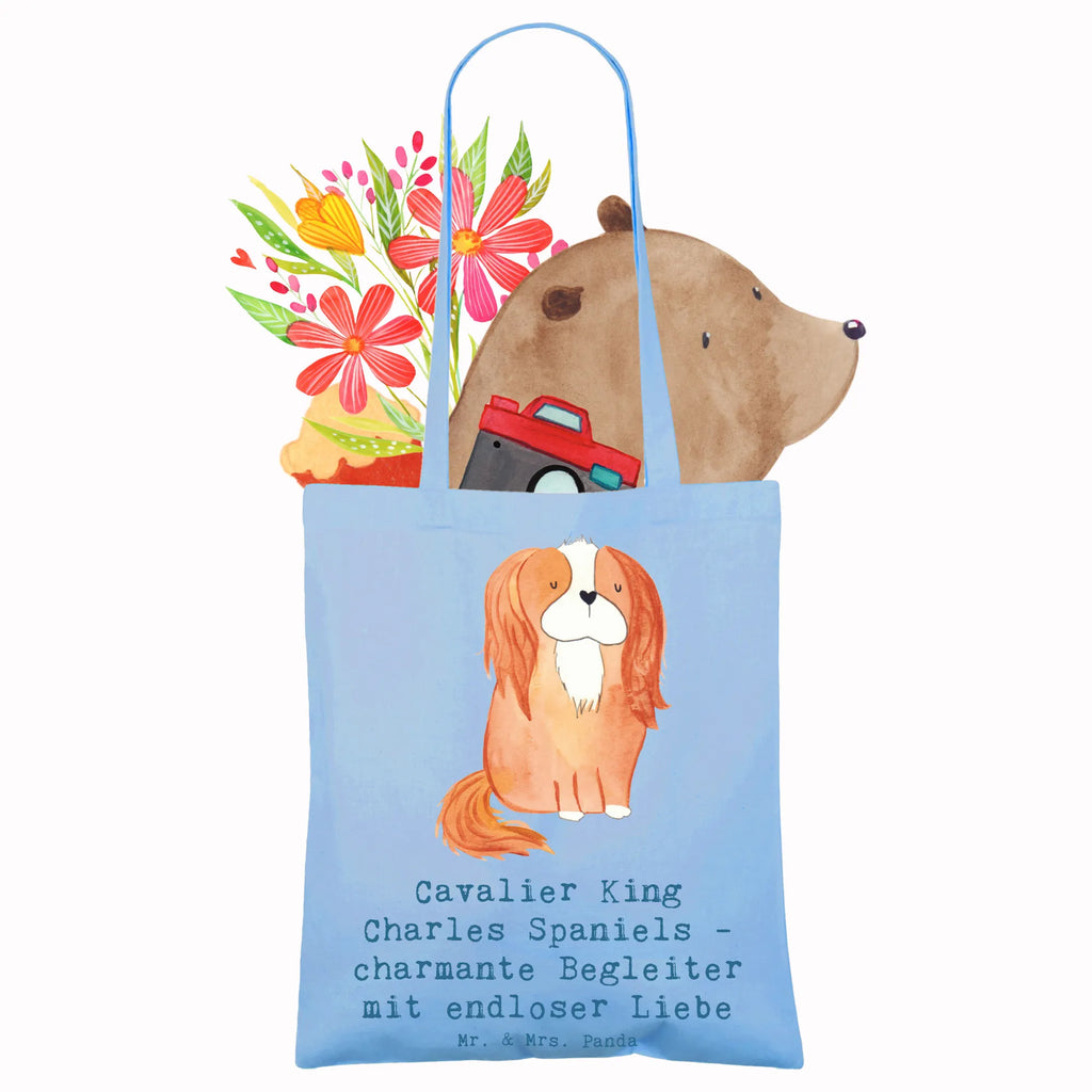 Tragetasche Cavalier King Charles Spaniel Begleiter Beuteltasche, Beutel, Einkaufstasche, Jutebeutel, Stoffbeutel, Tasche, Shopper, Umhängetasche, Strandtasche, Schultertasche, Stofftasche, Tragetasche, Badetasche, Jutetasche, Einkaufstüte, Laptoptasche, Hund, Hunderasse, Rassehund, Hundebesitzer, Geschenk, Tierfreund, Schenken, Welpe