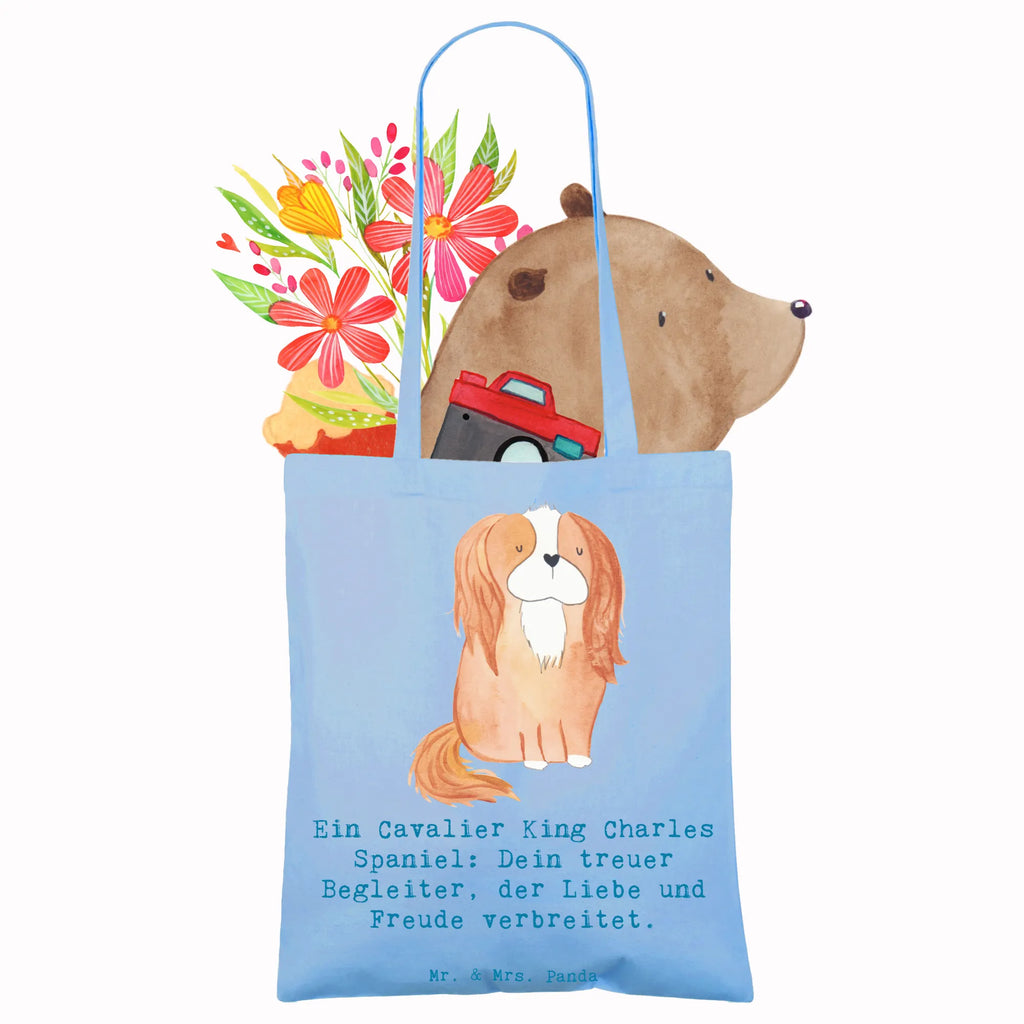 Tragetasche Cavalier King Charles Spaniel Beuteltasche, Beutel, Einkaufstasche, Jutebeutel, Stoffbeutel, Tasche, Shopper, Umhängetasche, Strandtasche, Schultertasche, Stofftasche, Tragetasche, Badetasche, Jutetasche, Einkaufstüte, Laptoptasche, Hund, Hunderasse, Rassehund, Hundebesitzer, Geschenk, Tierfreund, Schenken, Welpe