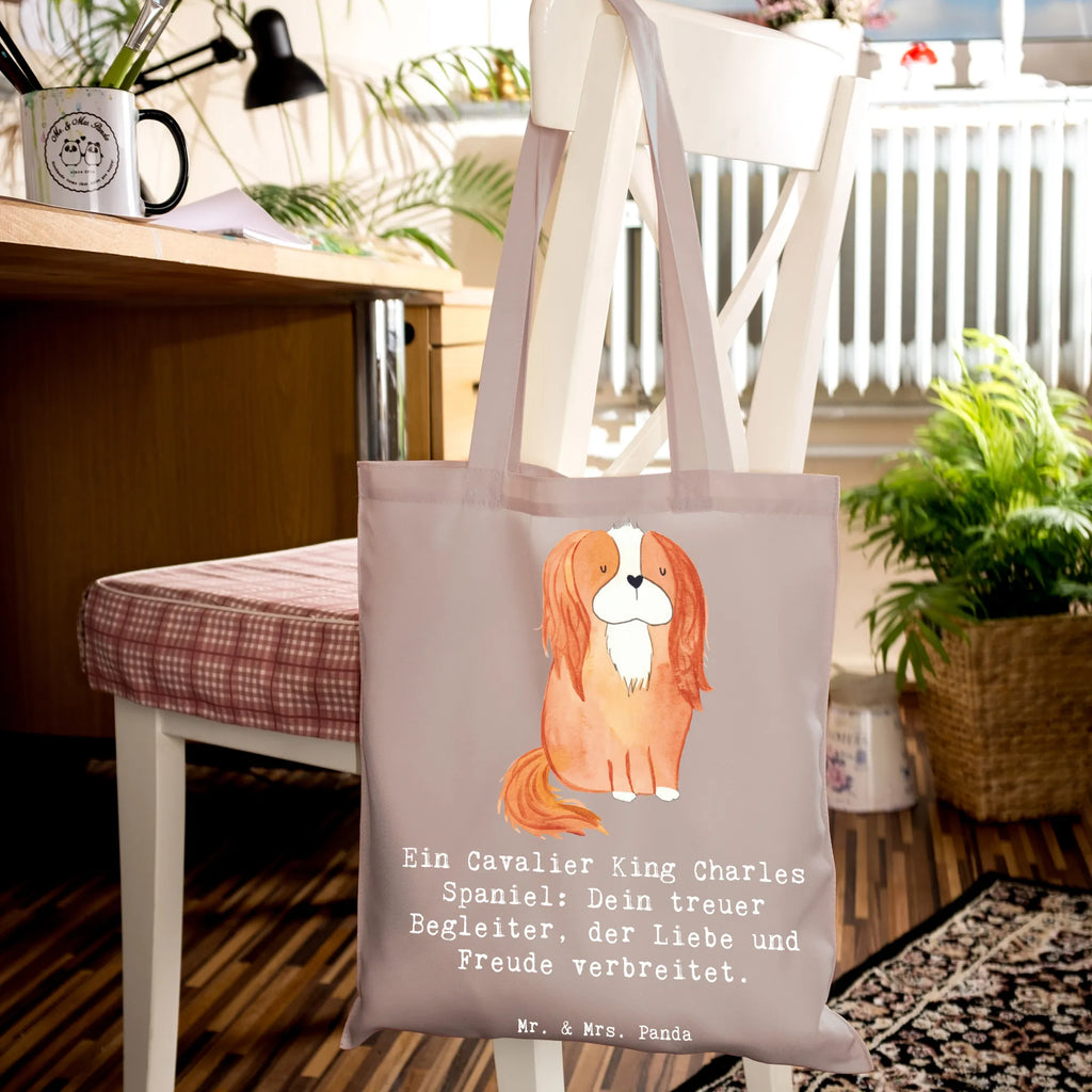 Tragetasche Cavalier King Charles Spaniel Beuteltasche, Beutel, Einkaufstasche, Jutebeutel, Stoffbeutel, Tasche, Shopper, Umhängetasche, Strandtasche, Schultertasche, Stofftasche, Tragetasche, Badetasche, Jutetasche, Einkaufstüte, Laptoptasche, Hund, Hunderasse, Rassehund, Hundebesitzer, Geschenk, Tierfreund, Schenken, Welpe