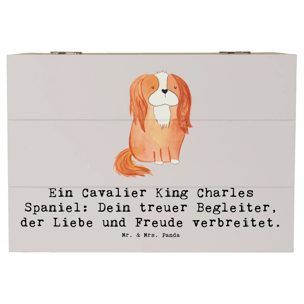 Holzkiste Cavalier King Charles Spaniel Holzkiste, Kiste, Schatzkiste, Truhe, Schatulle, XXL, Erinnerungsbox, Erinnerungskiste, Dekokiste, Aufbewahrungsbox, Geschenkbox, Geschenkdose, Hund, Hunderasse, Rassehund, Hundebesitzer, Geschenk, Tierfreund, Schenken, Welpe