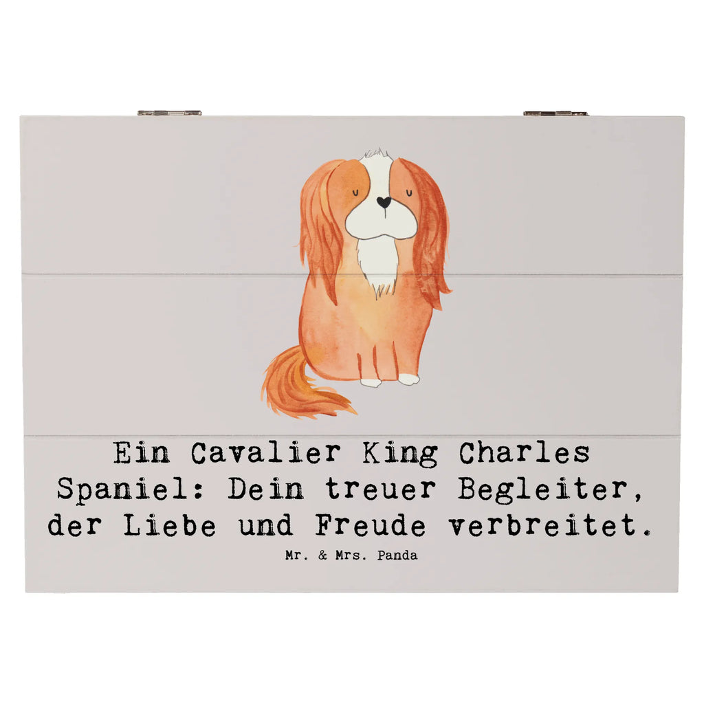 Holzkiste Cavalier King Charles Spaniel Holzkiste, Kiste, Schatzkiste, Truhe, Schatulle, XXL, Erinnerungsbox, Erinnerungskiste, Dekokiste, Aufbewahrungsbox, Geschenkbox, Geschenkdose, Hund, Hunderasse, Rassehund, Hundebesitzer, Geschenk, Tierfreund, Schenken, Welpe