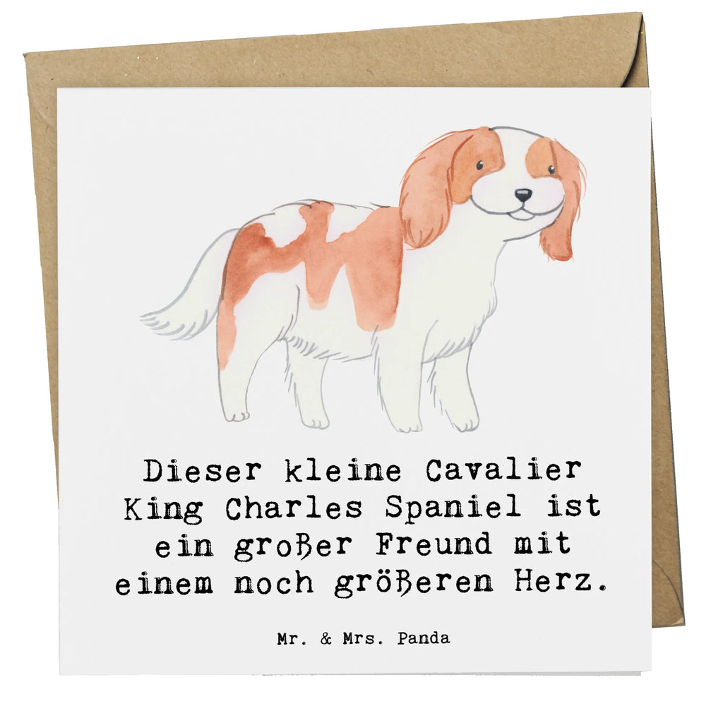 Deluxe Karte Cavalier King Charles Spaniel Karte, Grußkarte, Klappkarte, Einladungskarte, Glückwunschkarte, Hochzeitskarte, Geburtstagskarte, Hochwertige Grußkarte, Hochwertige Klappkarte, Hund, Hunderasse, Rassehund, Hundebesitzer, Geschenk, Tierfreund, Schenken, Welpe