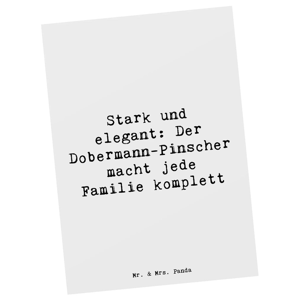 Postkarte Spruch Dobermann Pinscher Postkarte, Karte, Geschenkkarte, Grußkarte, Einladung, Ansichtskarte, Geburtstagskarte, Einladungskarte, Dankeskarte, Ansichtskarten, Einladung Geburtstag, Einladungskarten Geburtstag, Hund, Hunderasse, Rassehund, Hundebesitzer, Geschenk, Tierfreund, Schenken, Welpe