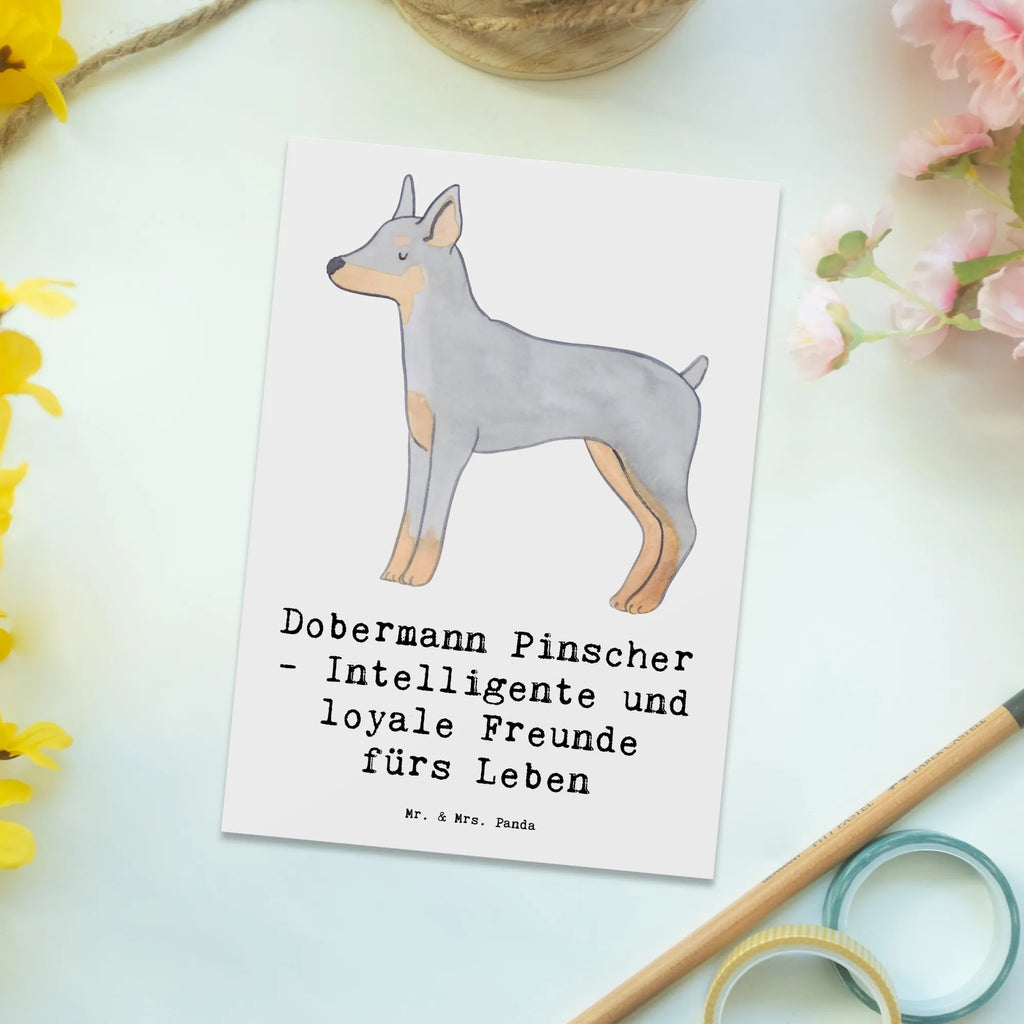 Postkarte Dobermann Pinscher Freund Postkarte, Karte, Geschenkkarte, Grußkarte, Einladung, Ansichtskarte, Geburtstagskarte, Einladungskarte, Dankeskarte, Ansichtskarten, Einladung Geburtstag, Einladungskarten Geburtstag, Hund, Hunderasse, Rassehund, Hundebesitzer, Geschenk, Tierfreund, Schenken, Welpe