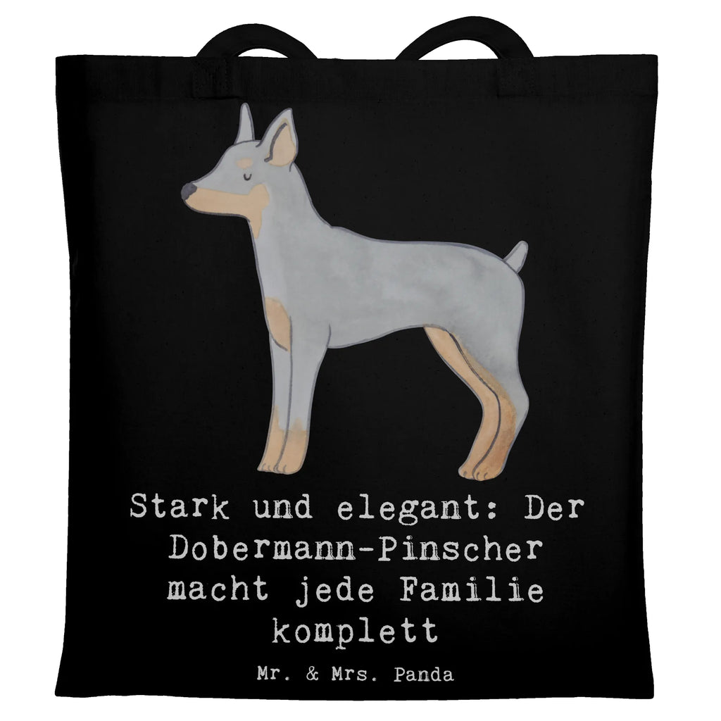 Tragetasche Dobermann Pinscher Beuteltasche, Beutel, Einkaufstasche, Jutebeutel, Stoffbeutel, Tasche, Shopper, Umhängetasche, Strandtasche, Schultertasche, Stofftasche, Tragetasche, Badetasche, Jutetasche, Einkaufstüte, Laptoptasche, Hund, Hunderasse, Rassehund, Hundebesitzer, Geschenk, Tierfreund, Schenken, Welpe