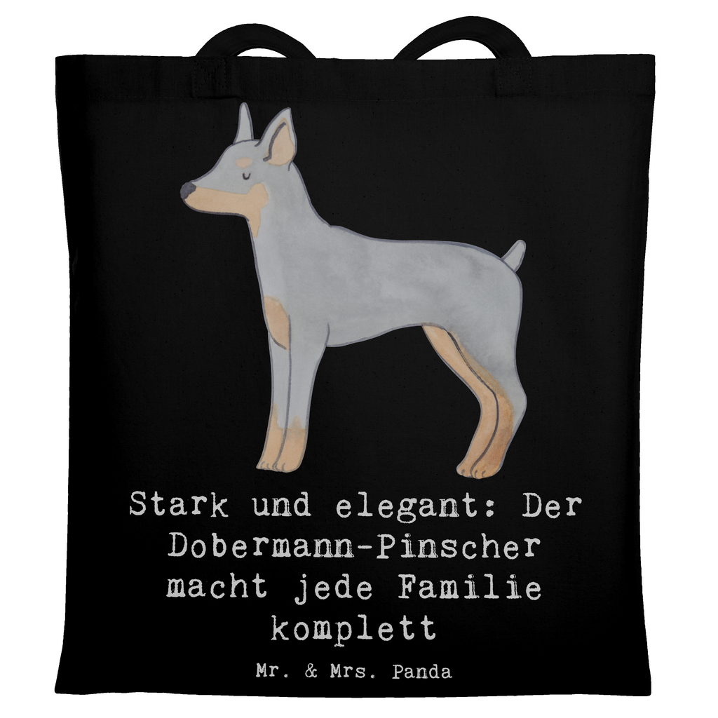 Tragetasche Dobermann Pinscher Beuteltasche, Beutel, Einkaufstasche, Jutebeutel, Stoffbeutel, Tasche, Shopper, Umhängetasche, Strandtasche, Schultertasche, Stofftasche, Tragetasche, Badetasche, Jutetasche, Einkaufstüte, Laptoptasche, Hund, Hunderasse, Rassehund, Hundebesitzer, Geschenk, Tierfreund, Schenken, Welpe