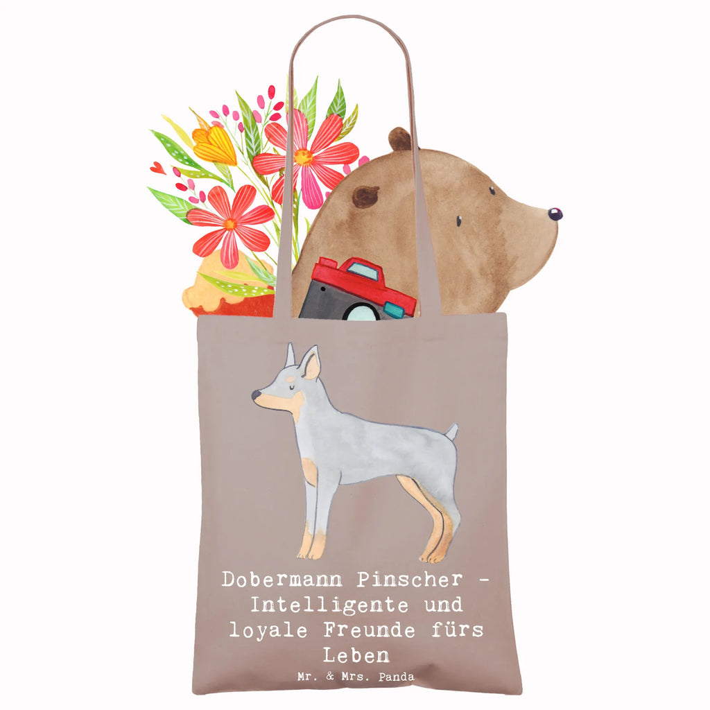 Tragetasche Dobermann Pinscher Freund Beuteltasche, Beutel, Einkaufstasche, Jutebeutel, Stoffbeutel, Tasche, Shopper, Umhängetasche, Strandtasche, Schultertasche, Stofftasche, Tragetasche, Badetasche, Jutetasche, Einkaufstüte, Laptoptasche, Hund, Hunderasse, Rassehund, Hundebesitzer, Geschenk, Tierfreund, Schenken, Welpe