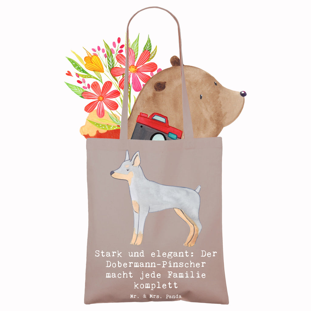 Tragetasche Dobermann Pinscher Beuteltasche, Beutel, Einkaufstasche, Jutebeutel, Stoffbeutel, Tasche, Shopper, Umhängetasche, Strandtasche, Schultertasche, Stofftasche, Tragetasche, Badetasche, Jutetasche, Einkaufstüte, Laptoptasche, Hund, Hunderasse, Rassehund, Hundebesitzer, Geschenk, Tierfreund, Schenken, Welpe