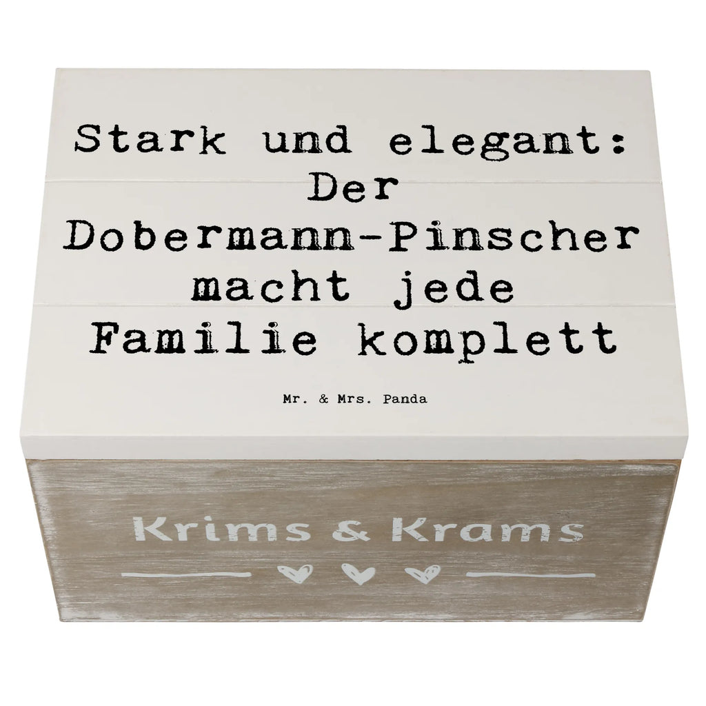 Holzkiste Spruch Dobermann Pinscher Holzkiste, Kiste, Schatzkiste, Truhe, Schatulle, XXL, Erinnerungsbox, Erinnerungskiste, Dekokiste, Aufbewahrungsbox, Geschenkbox, Geschenkdose, Hund, Hunderasse, Rassehund, Hundebesitzer, Geschenk, Tierfreund, Schenken, Welpe