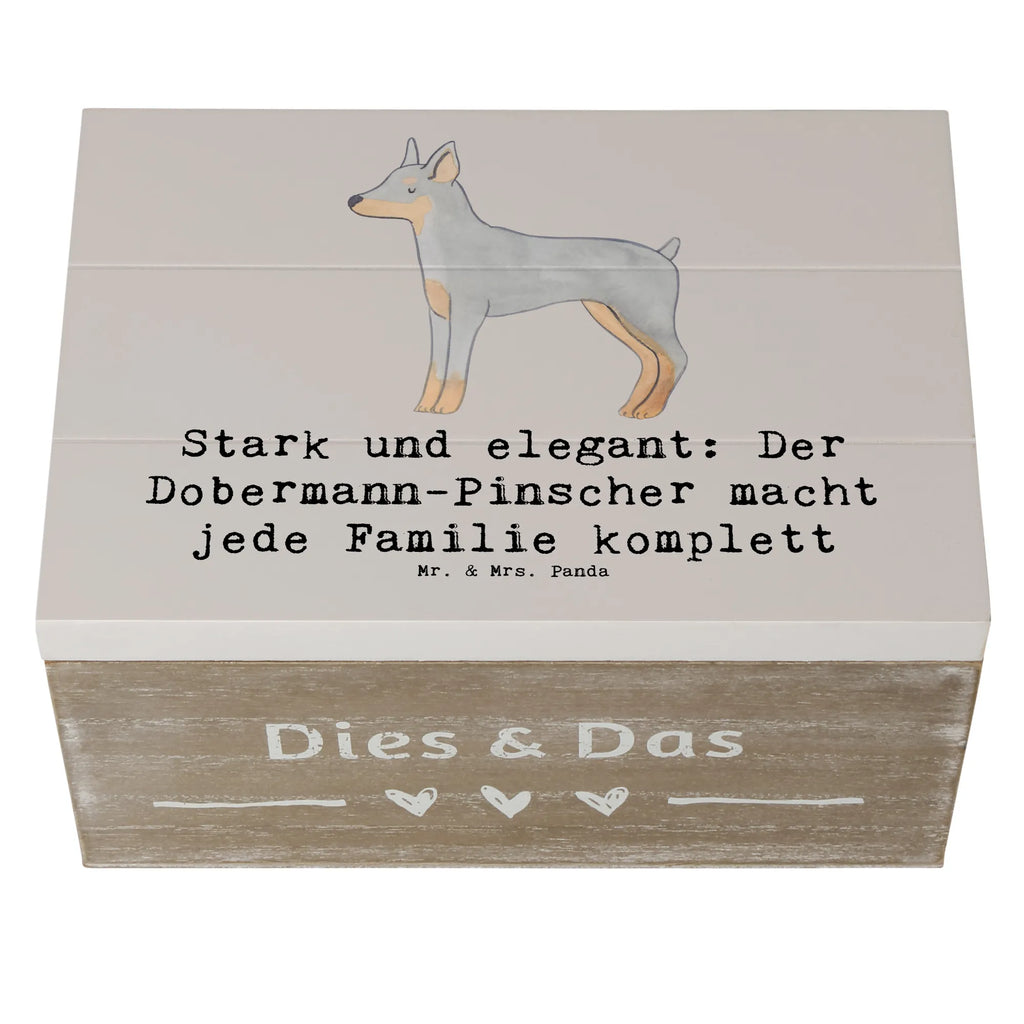 Holzkiste Dobermann Pinscher Holzkiste, Kiste, Schatzkiste, Truhe, Schatulle, XXL, Erinnerungsbox, Erinnerungskiste, Dekokiste, Aufbewahrungsbox, Geschenkbox, Geschenkdose, Hund, Hunderasse, Rassehund, Hundebesitzer, Geschenk, Tierfreund, Schenken, Welpe