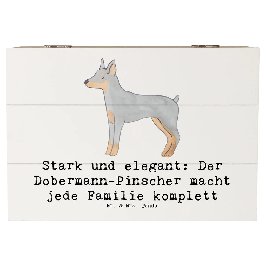 Holzkiste Dobermann Pinscher Holzkiste, Kiste, Schatzkiste, Truhe, Schatulle, XXL, Erinnerungsbox, Erinnerungskiste, Dekokiste, Aufbewahrungsbox, Geschenkbox, Geschenkdose, Hund, Hunderasse, Rassehund, Hundebesitzer, Geschenk, Tierfreund, Schenken, Welpe