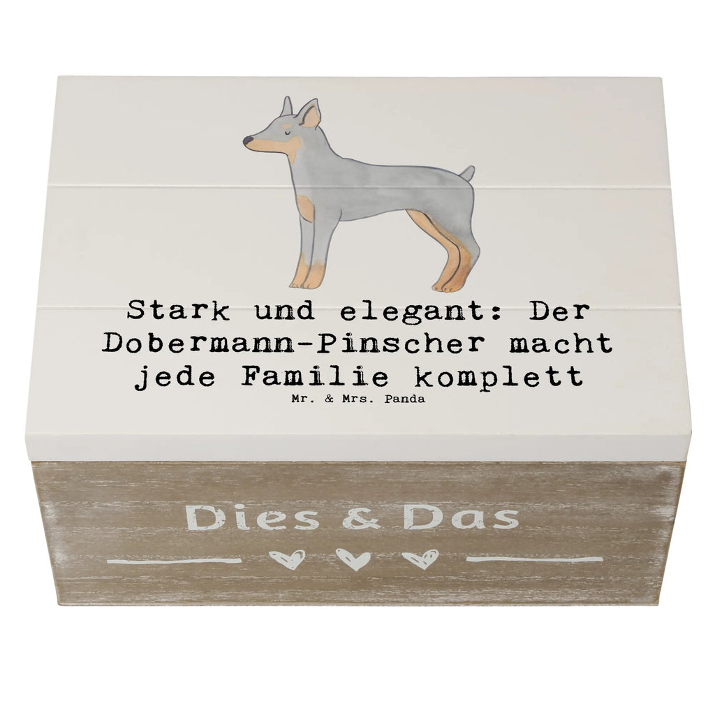 Holzkiste Dobermann Pinscher Holzkiste, Kiste, Schatzkiste, Truhe, Schatulle, XXL, Erinnerungsbox, Erinnerungskiste, Dekokiste, Aufbewahrungsbox, Geschenkbox, Geschenkdose, Hund, Hunderasse, Rassehund, Hundebesitzer, Geschenk, Tierfreund, Schenken, Welpe