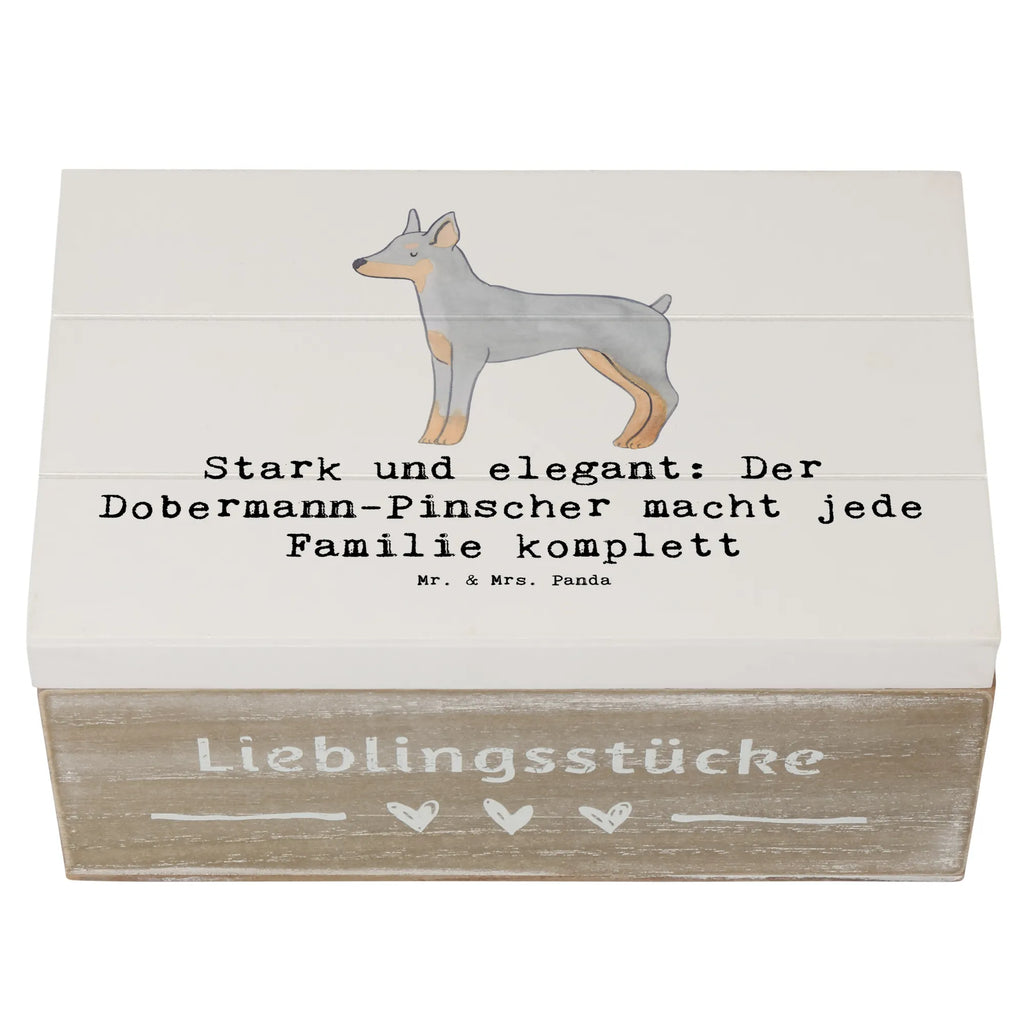 Holzkiste Dobermann Pinscher Holzkiste, Kiste, Schatzkiste, Truhe, Schatulle, XXL, Erinnerungsbox, Erinnerungskiste, Dekokiste, Aufbewahrungsbox, Geschenkbox, Geschenkdose, Hund, Hunderasse, Rassehund, Hundebesitzer, Geschenk, Tierfreund, Schenken, Welpe