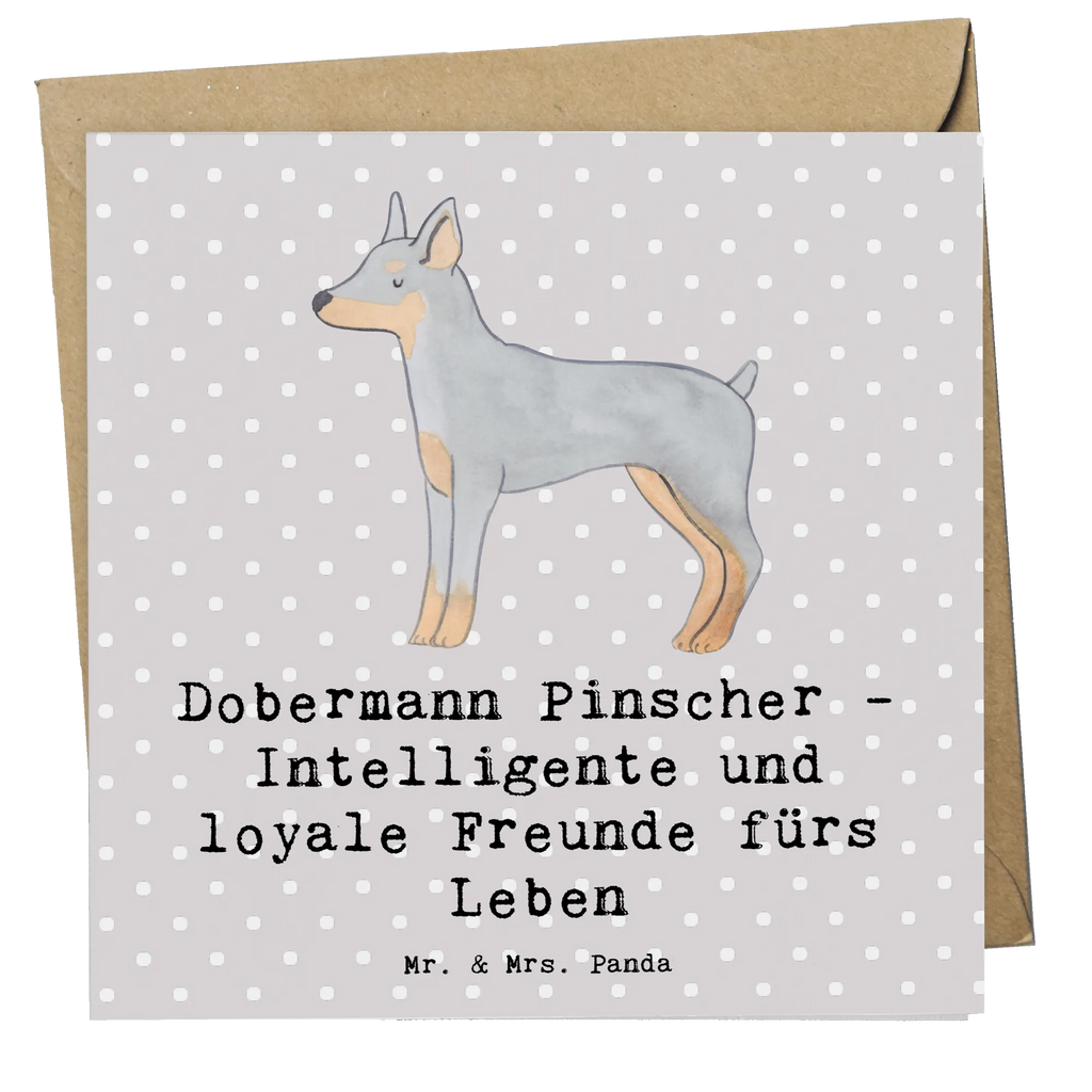 Deluxe Karte Dobermann Pinscher Freund Karte, Grußkarte, Klappkarte, Einladungskarte, Glückwunschkarte, Hochzeitskarte, Geburtstagskarte, Hochwertige Grußkarte, Hochwertige Klappkarte, Hund, Hunderasse, Rassehund, Hundebesitzer, Geschenk, Tierfreund, Schenken, Welpe