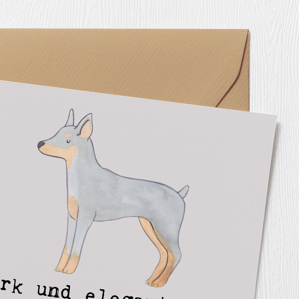 Deluxe Karte Dobermann Pinscher Karte, Grußkarte, Klappkarte, Einladungskarte, Glückwunschkarte, Hochzeitskarte, Geburtstagskarte, Hochwertige Grußkarte, Hochwertige Klappkarte, Hund, Hunderasse, Rassehund, Hundebesitzer, Geschenk, Tierfreund, Schenken, Welpe