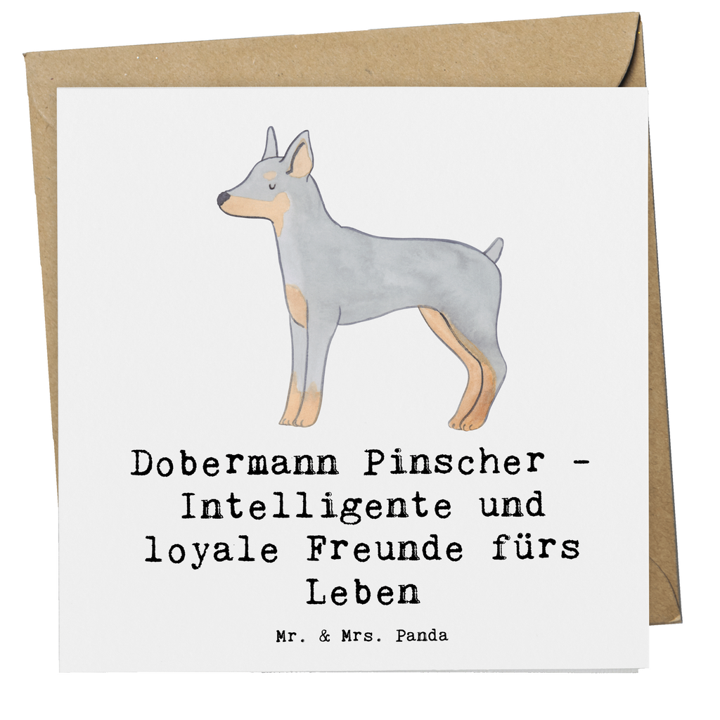 Deluxe Karte Dobermann Pinscher Freund Karte, Grußkarte, Klappkarte, Einladungskarte, Glückwunschkarte, Hochzeitskarte, Geburtstagskarte, Hochwertige Grußkarte, Hochwertige Klappkarte, Hund, Hunderasse, Rassehund, Hundebesitzer, Geschenk, Tierfreund, Schenken, Welpe