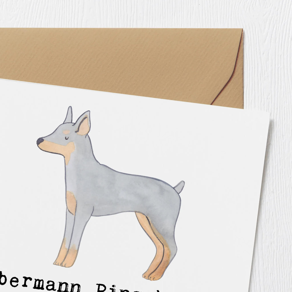 Deluxe Karte Dobermann Pinscher Freund Karte, Grußkarte, Klappkarte, Einladungskarte, Glückwunschkarte, Hochzeitskarte, Geburtstagskarte, Hochwertige Grußkarte, Hochwertige Klappkarte, Hund, Hunderasse, Rassehund, Hundebesitzer, Geschenk, Tierfreund, Schenken, Welpe