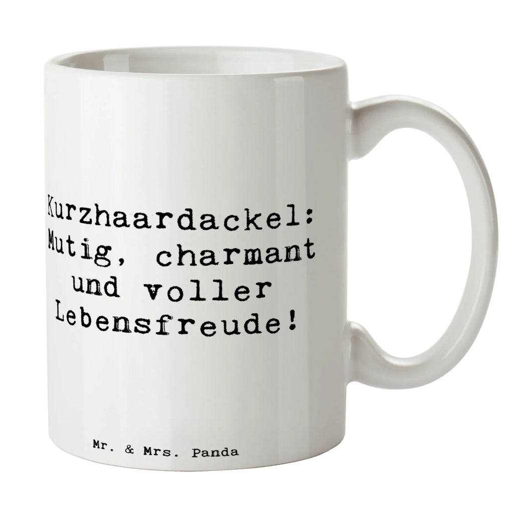 Tasse Spruch Mutiger Dackel Tasse, Kaffeetasse, Teetasse, Becher, Kaffeebecher, Teebecher, Keramiktasse, Porzellantasse, Büro Tasse, Geschenk Tasse, Tasse Sprüche, Tasse Motive, Kaffeetassen, Tasse bedrucken, Designer Tasse, Cappuccino Tassen, Schöne Teetassen, Hund, Hunderasse, Rassehund, Hundebesitzer, Geschenk, Tierfreund, Schenken, Welpe